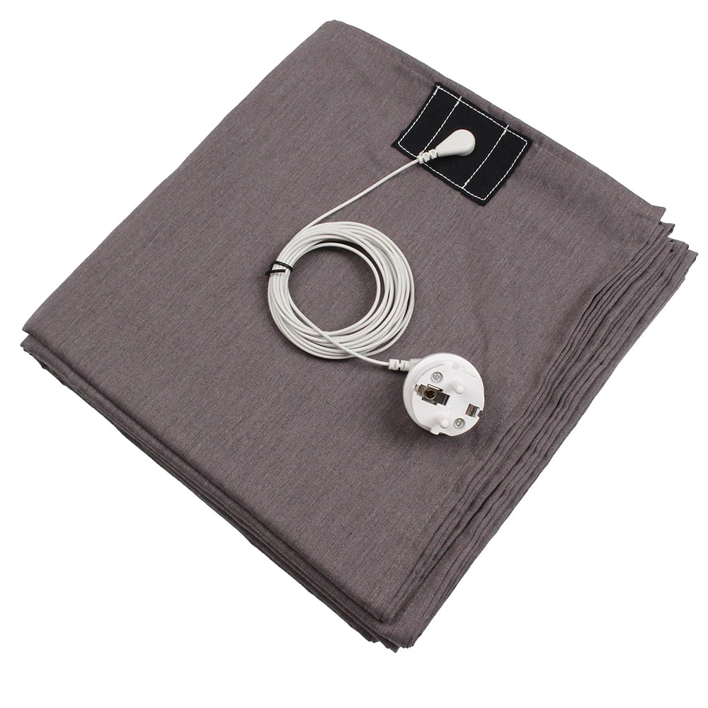 ESD EARTHING Stainless Steel Earthing Sheet with Grounding Cord for Good Sleeping