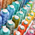 120D/2 High Tenacity Machine Embroidery Thread 100% Polyester Oeko-Tex Certified Customizable Colors-Wholesale Factory Hot Sale