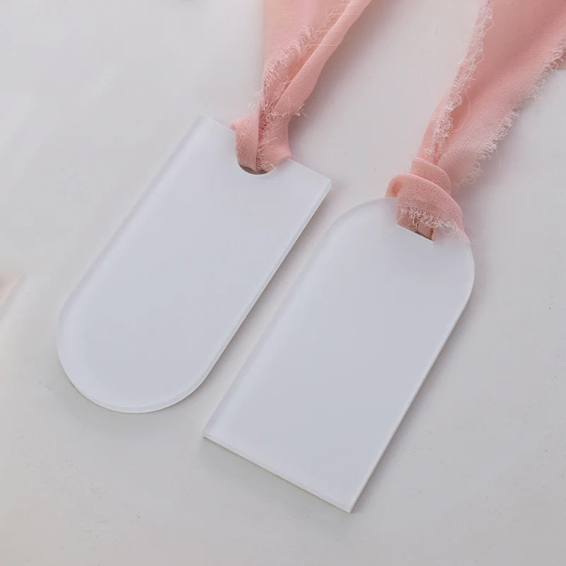 Party Name Tag Customized Printing Bookmark Acrylic Sublimation Name Tag Wedding Seat Tag