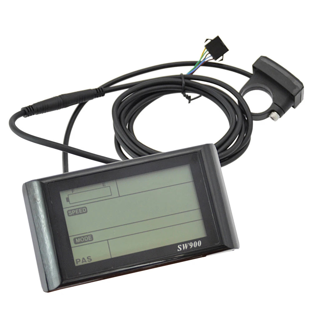 Electric Bicycle Display  Electric Bike Accessories E-Bike LCD Display SW900 for Electric Bicycle Conversion Kit