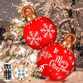 Waterhan 2025 Hot Selling PVC Exercise Ball Light Inflatable Christmas Decoration Outdoor Use 105.5cm 20kg+ Capacity Custom Logo