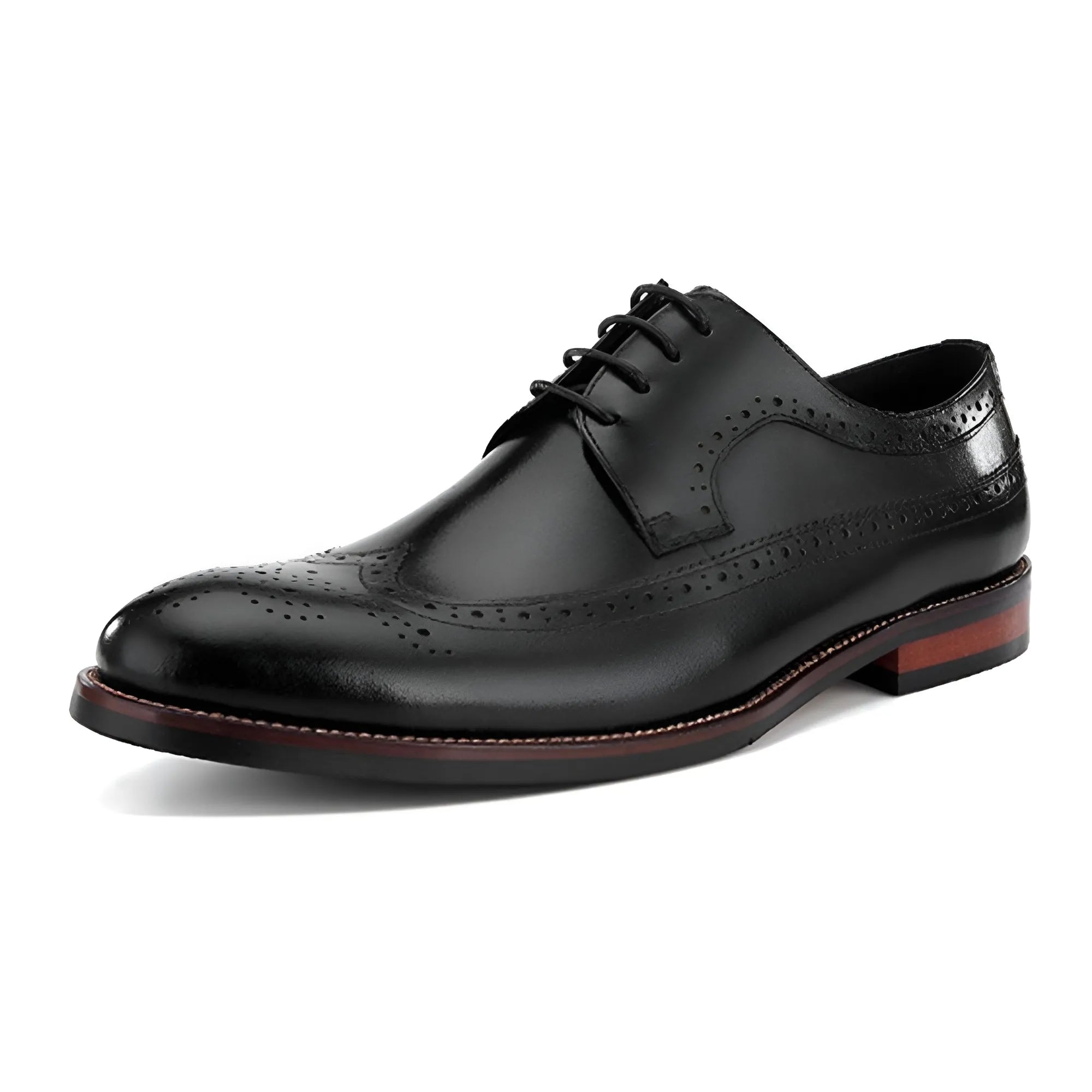 New Fashion Design Wear-Resistant Genuine Leather Derby Shoes for Men Formal Business Shoes