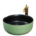 Chinese Contemporary Corner Ceramic Artist Hand Countertop Sink 12L Capacity Eco-Friendly Bathroom Sink Easy Clean Water