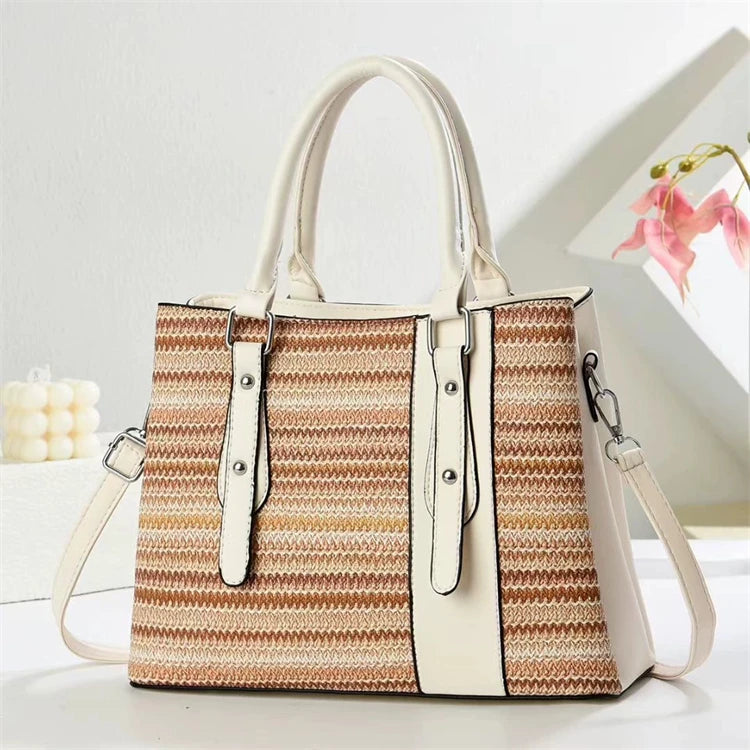 Korean pink High Quality Pu Leather Fashion Luxury Designer Tote Shoulder Bags 2026 Ladies Women