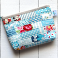 Practical Creative Zippered Bag Made Scrap Fabric Thoughtful Choice for Festival Gifts Item Exchanges Travel Cosmetic Bags