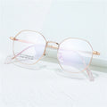 2020 New Desig Titanium Round Glasses Blue Light Filter Frame Glasses Man Eyewear Blue Light