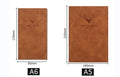 Embossed Leather Notebook Sheepskin A5 Size 14.5*21cm PU Leather Notebook Cover School Kids Stationery