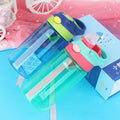 Summer Outdoor  Business Gifts Water Bottle with Straw Children Kid Plastic Water Bottles with Straw