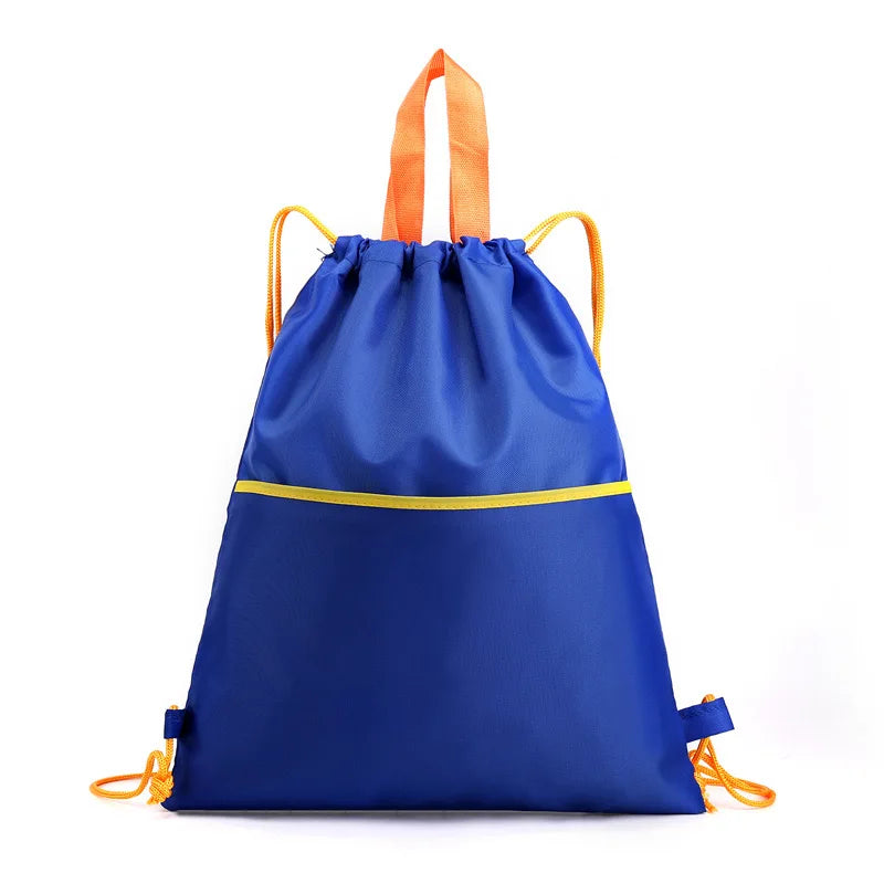 Manufacturers Wholesale Environmental Protection Portable Large Capacity Customize Drawstring Bag for Kids
