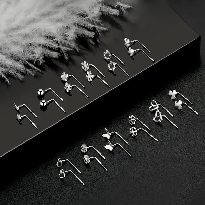Sterling Silver Teeny Tiny Flower Percing/Cartilage Stud Earring  Tragus Stud Perfect Gift Idea Minimalist Studs