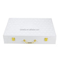 Advanced Premium Leather Briefcase MDF Wooden Box Perfume Skin Care Box for 6-10 Bottles Recycled Materials for Cosmetics
