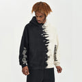 Custom Designed Men's Pullover Hoodies Black Long Sleeve Fashion Embroidered 100% Cotton Woven Print OEM Supply