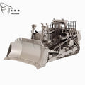 TALUADA Alloy 1:50 Scale DM85252 Matte Silver Plated D11T Track-Type Tractor Dozer Model Toy