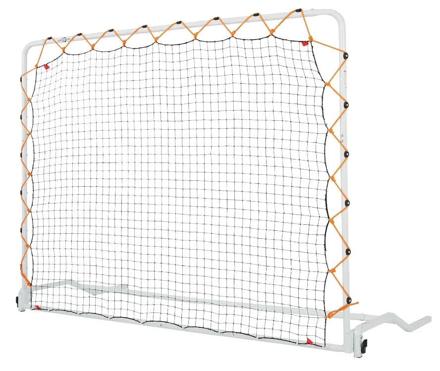 Factory Multi Angle Soccer Training Rebounding System AttachmentPortable Steel Frame Rebounder with Foot Pedal Adjustment 5x6ft