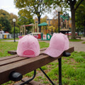 Hot Sale Cute for Ear Iridescent Adjustable 5-Panel Baseball Cap Custom Logo Image Pink Girls Kids Hats Summer Outdoor Sports