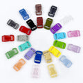 Deepeel BK436+F5-6 10mmPlastic Side Release Buckle Colorful Mini Buckle Quick Side Release Buckle DIY Crafts Sewing Accessories
