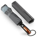 Top Quality 3 Fold Reverse Inverted Folding Umbrella with Reflective Edge Umbrellas