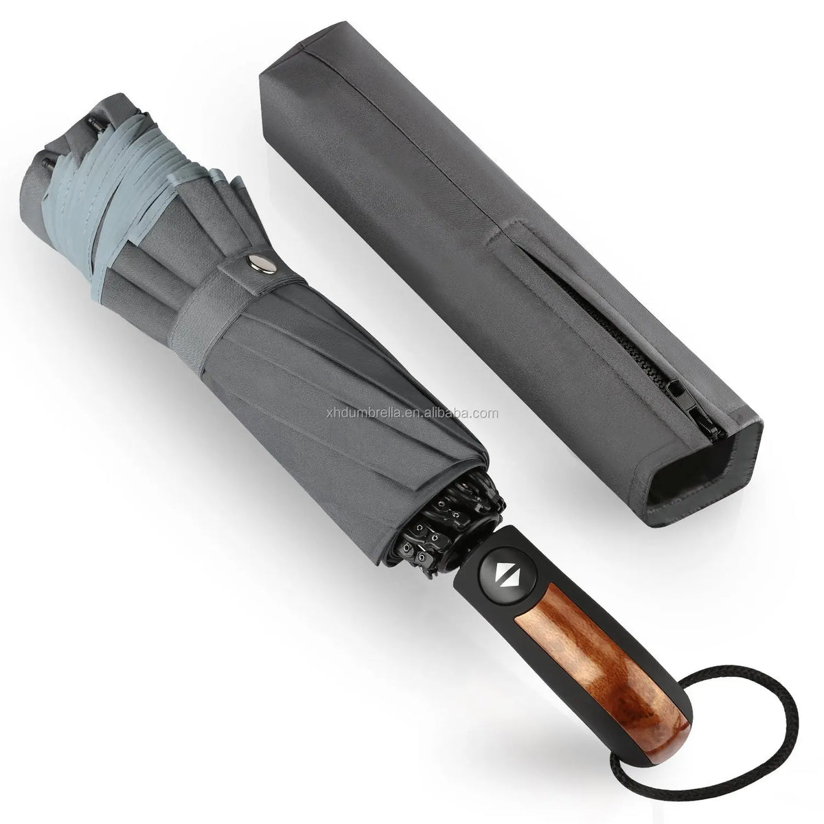 Top Quality 3 Fold Reverse Inverted Folding Umbrella with Reflective Edge Umbrellas