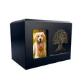 Ready to Ship Pet Memorial Ash Photo Frame Box Pet Urn Big Storage Box Contains Canvas Bag Ribbon Sliding Drawer Box