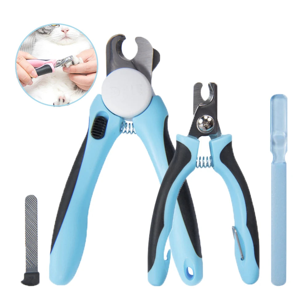 ZMaker Pets Nail Clippers with Safety Guard for Dogs and Cats Free Nail File Razor Sharp Blade