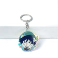 Gift Customized Cartoon Anime Transparent Holographic Star/Holographic Broken Glass Customized Printing Rainbow Acrylic Charm
