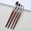 Professional Synthetic Hair Wood Handle Foundation & Concealer Flat Tongue Makeup Brush Blender Cosmetic Beauty Tool