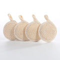 Natural Loofah Body Scrubber Exfoliator Washing Pad Loofa Back Body Scrub Strap Bath Shower Massage Spa