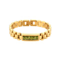 Wholesale Waterproof Women's Stainless Steel Zirconia Bracelet Watchband Gold Plated Tarnish-Free Fashion Charm Bangle