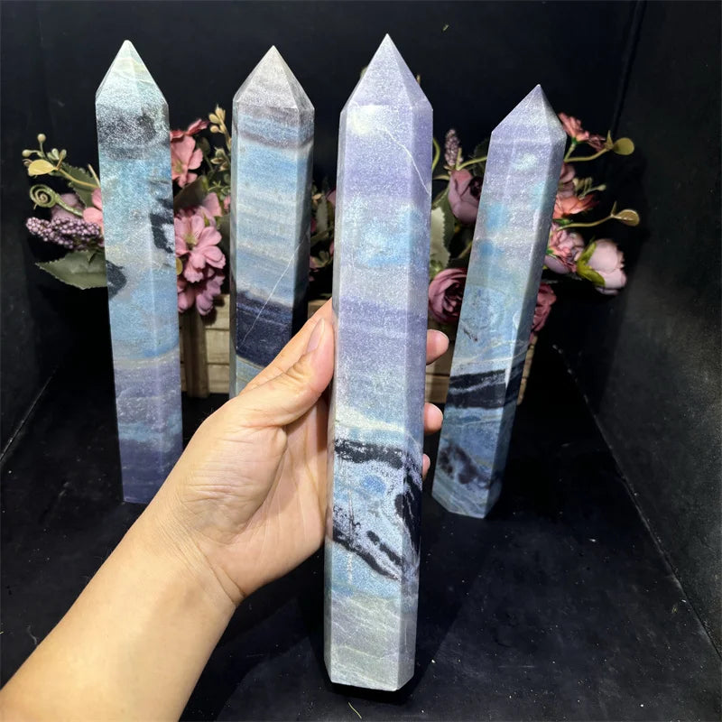 Wholesale Crystal Natural Stones Wand Crystal Crafts Big Trolleite Tower for Healing Decoration