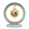 New Led Light O Shape Magnetic Levitation Eternal Flower Lamp Display Racks with bluetooth Speaker for Decoration Gift