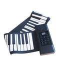PD61 Portable Electronic Piano Foldable 61 Keys Flexible Soft Electric Digital Roll up Piano Music Keyboard for Kids