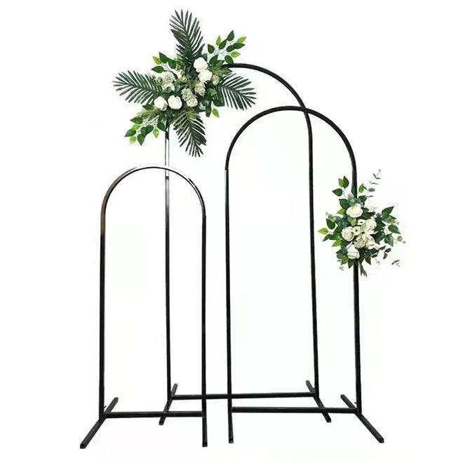 New Square Arch Metal Wedding Backdrop Stand Bridal Decor for Birthday Party and Anniversary Balloon Backdrop Frame