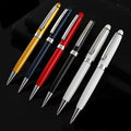 China Red Black Blue Gold White Colorful Student Birthday Stationery Gifts Personalized Twist Metal Ball Pen