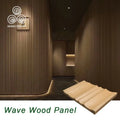 MUMU Beautiful Modern House Siding Decoration Wood Strip Square Covering Slat Clad Wooden Wall Panel