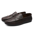 PU Leather Men's Shoes Luxury Elegant Casual Slip on Suit Loafers Men Moccasins Italian Black Brown Male Driving Shoes Sneakers