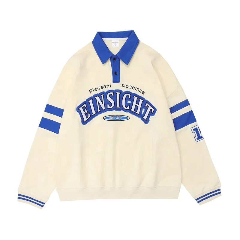 Eco Friendly Cotton Jersey Your Own Logo Felt Embroidery Rugby Shirt Polo Custom Rugby Shirt Men