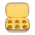 Custom Hard Shell Medicine Tube Bag EVA Essential Oil Bottle Storage Case Zipper Cosmetic Glasses Bottle Organizer Holder