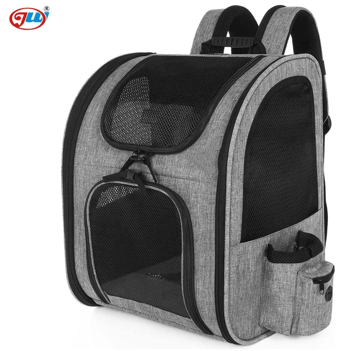 Pet Carrier Backpack Cat Backpack Carrier with Breathable Mesh Dog Bag for Hiking Travel Pets up to 18 Lbs