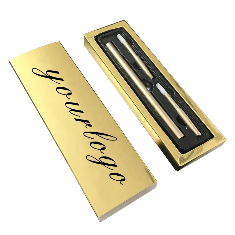Wholesale High Pigment Waterproof Double Head Mineral Replaceable Eyebrow Pencil Set with Private Label