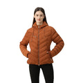 LULUSEN New Arrivals Women's Solid Quilted Puffer Coat Breathable Stand Collar Polyester Filled Lightweight Long Sleeve Winter