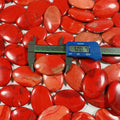 Hongzhuo Wholesale Natural Red Jasper Polished Spiritual Healing Crystal Palm Stone for Meditation