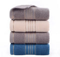 Wholesale 100% Cotton Hotel Home Spa Bath Face Towel Set Custom Embroidered Logo White Wool Woven Techniques for Adults