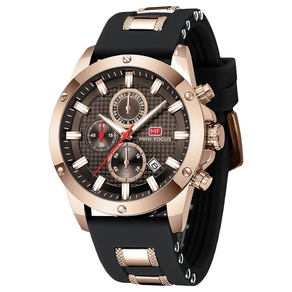 Wholesale Gold Mens Quartz Watch Low Cost Heavy Duty Waterproof Date Display Luxury New Business Wristwatch Relogio