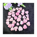 Wholesale Natural Crystal Craft Healing Stones Rhodonite Heart for Decoration