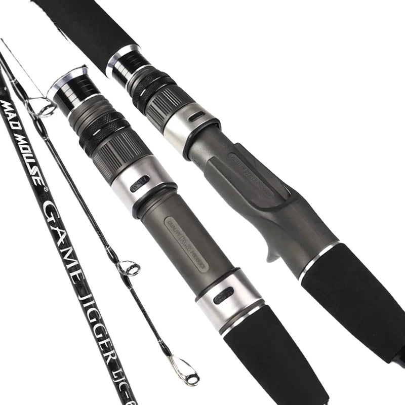 MADMOUSE GAME -602 Jigging Rod 1.8m Jig 60-200g 20kg Power PE2-4 Ocean Spinning Casting Rod Saltwater Rods