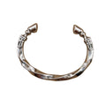 2024 Hot Selling Wholesale Vintage Titanium Steel War Horse Horseshoe Bracelet Domineering Twisted Horseshoe Open Bracelet