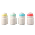 Deodorant Stick Containers Roll on Deodorant Bottle Cylinder Screw Cap Hot Sell Pp Empty Plastic Cosmetic Screen Printing 50ml