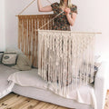 E-063 New Nordic Style INS Tapestry 100cm 110cm Bohemian Tapestry Home Background Bedroom Decoration   Hand-woven Wall Hanging