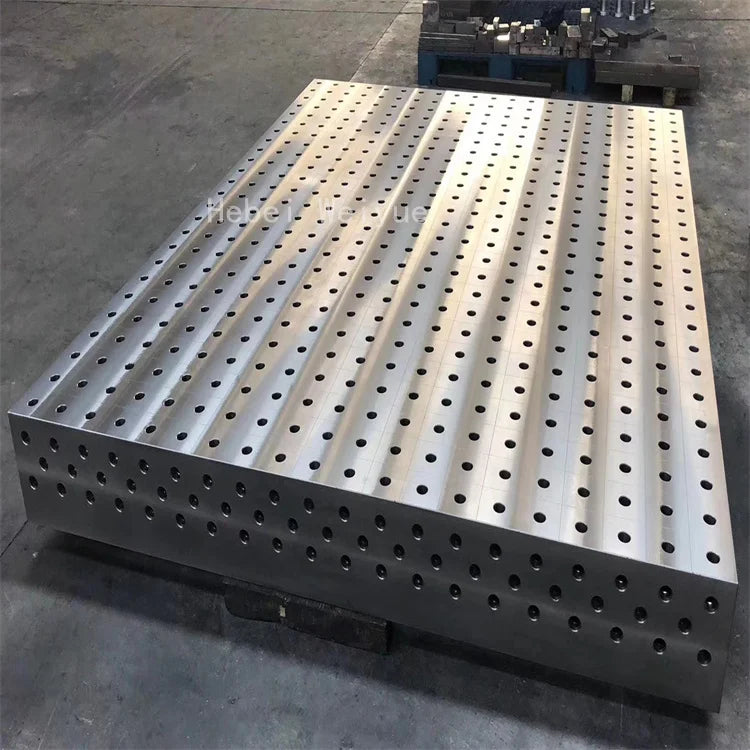 Hotsales 2D 3D Nitrided Cast Iron Steel Welding Table With Measuring Scales and Fittings