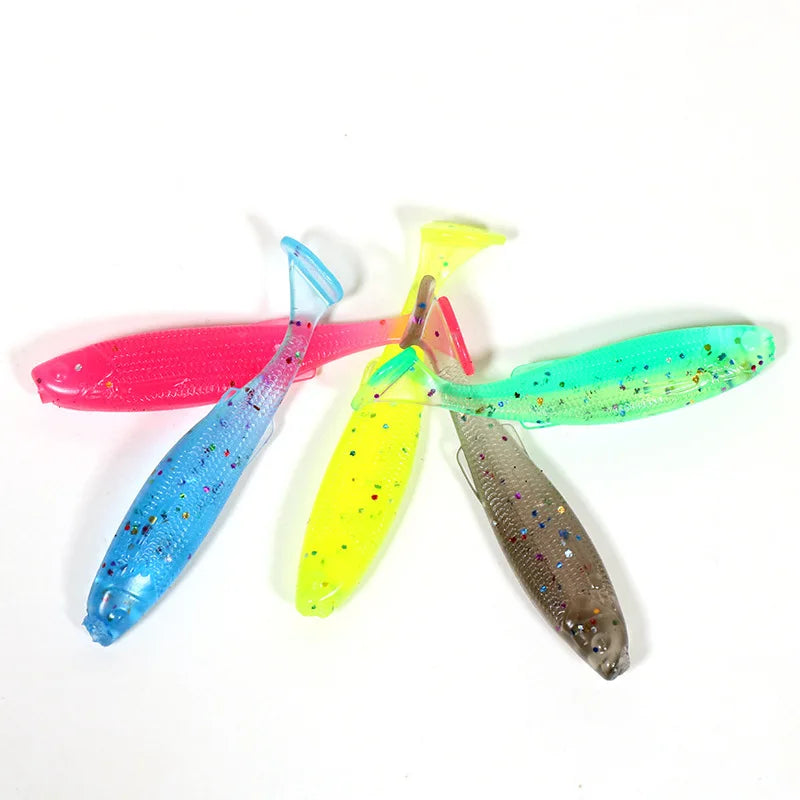 Compact Size Small Soft Bait Fishing Lures Bulk Wholesale KG for River Targeting Crappie Panfish for Small Fish